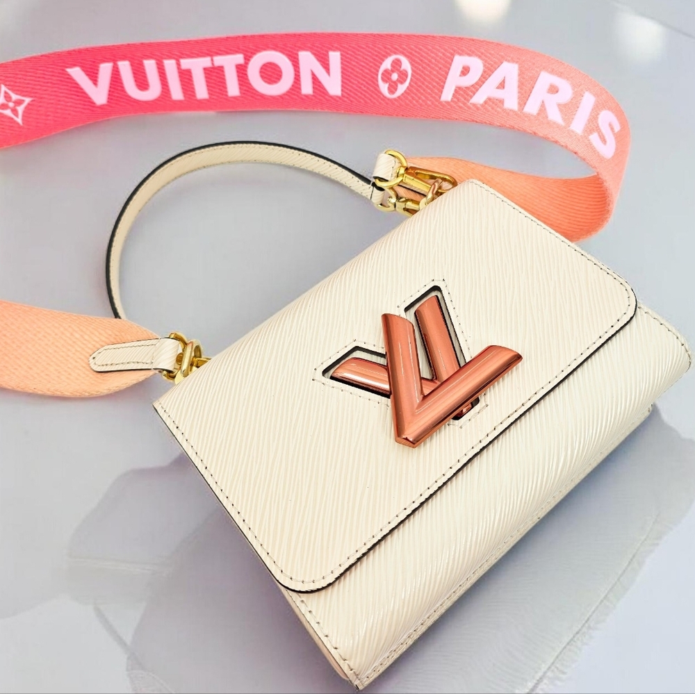 ✨️Like New - Authentic Louis Vuitton Twist PM Epi White/Pink Limited Edition - Picture 4 of 17